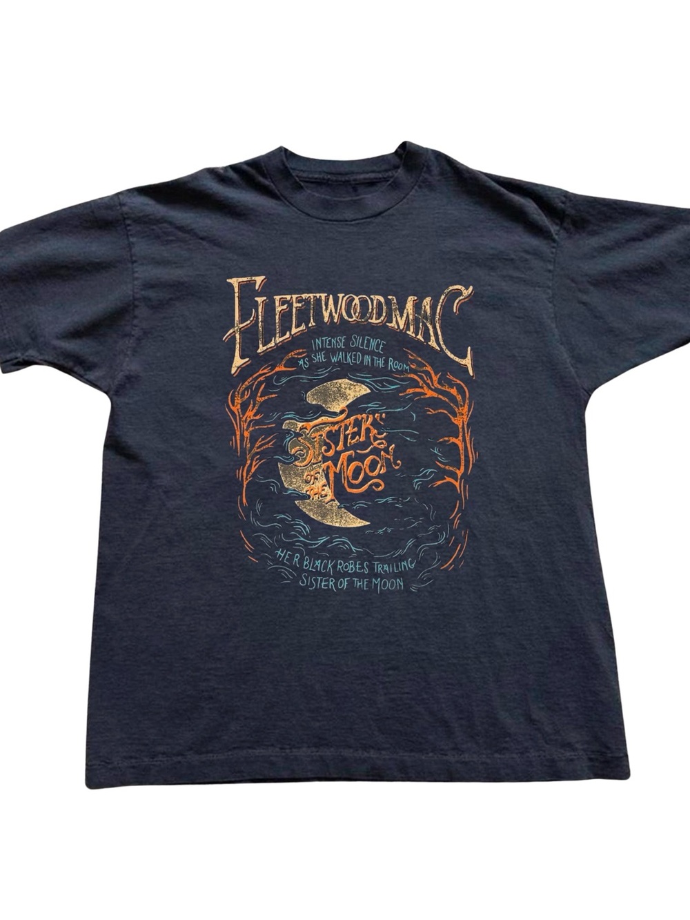 Fleetwood Mac Sisters Of The Moon Witchy Black Graphic Tee